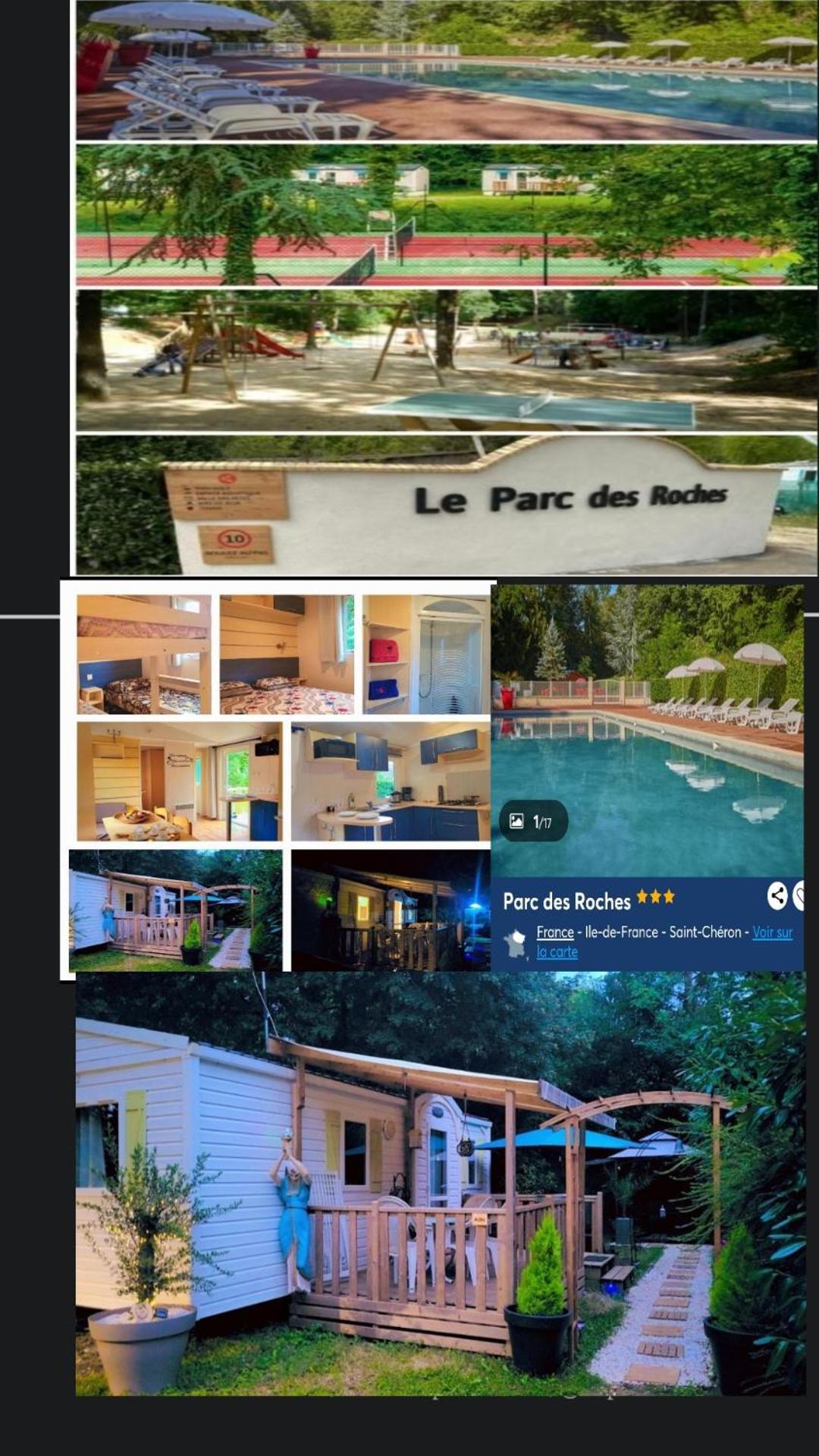 Camping Marvilla Parks -Parc Des Roches 91530 Saint-Chéron Exterior foto